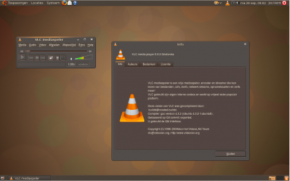 Ubuntu Intrepid met standaard (alsnog) laatste versie VLC