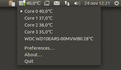 Hardware Sensors Indicator