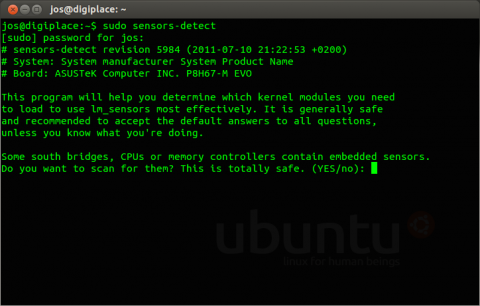 lm-sensors detect