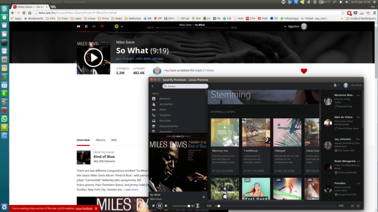 screenshot beta last.fm